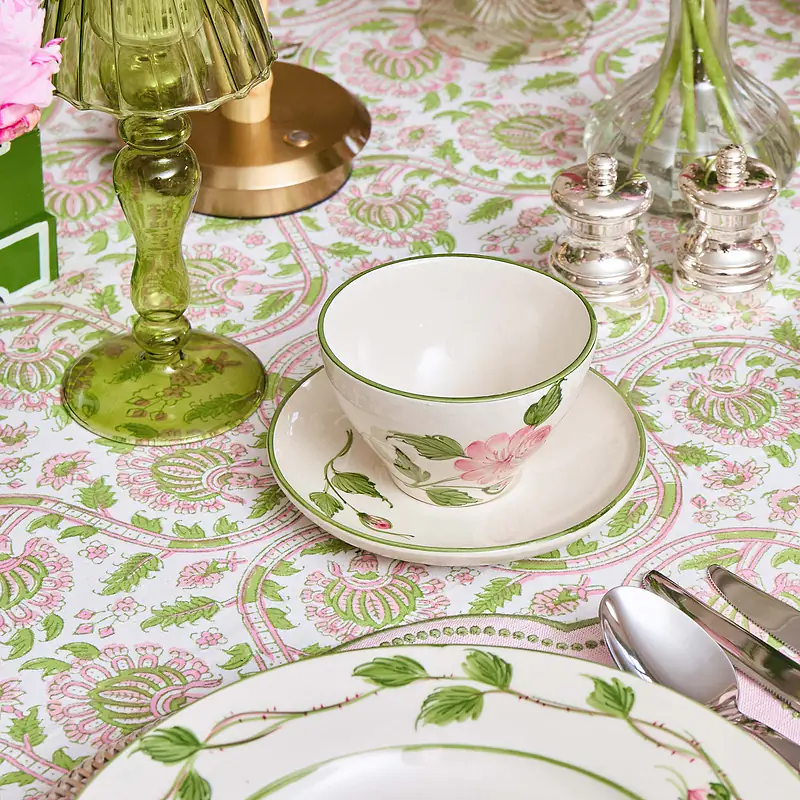 Rose Bud Tea Cup & Saucer