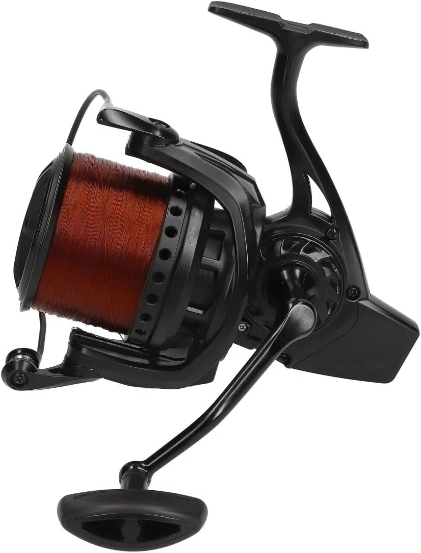 Mostal Karpfencombo Big Pit 8000 + CR 8 Carp 12ft 3,50lbs + Schnur Karpfen Angelset