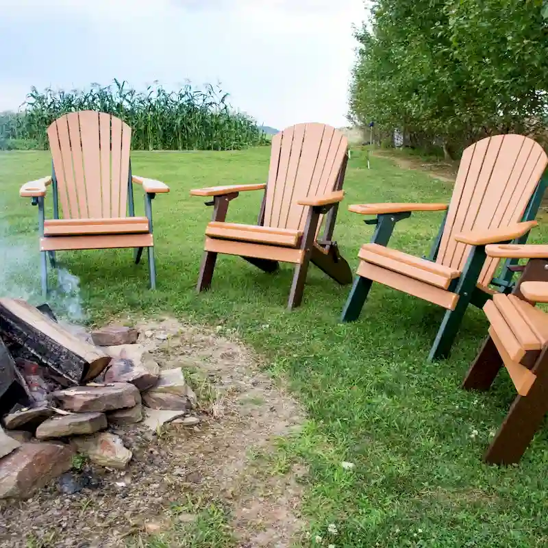 Eagle Collection Poly Folding Adirondack Chair