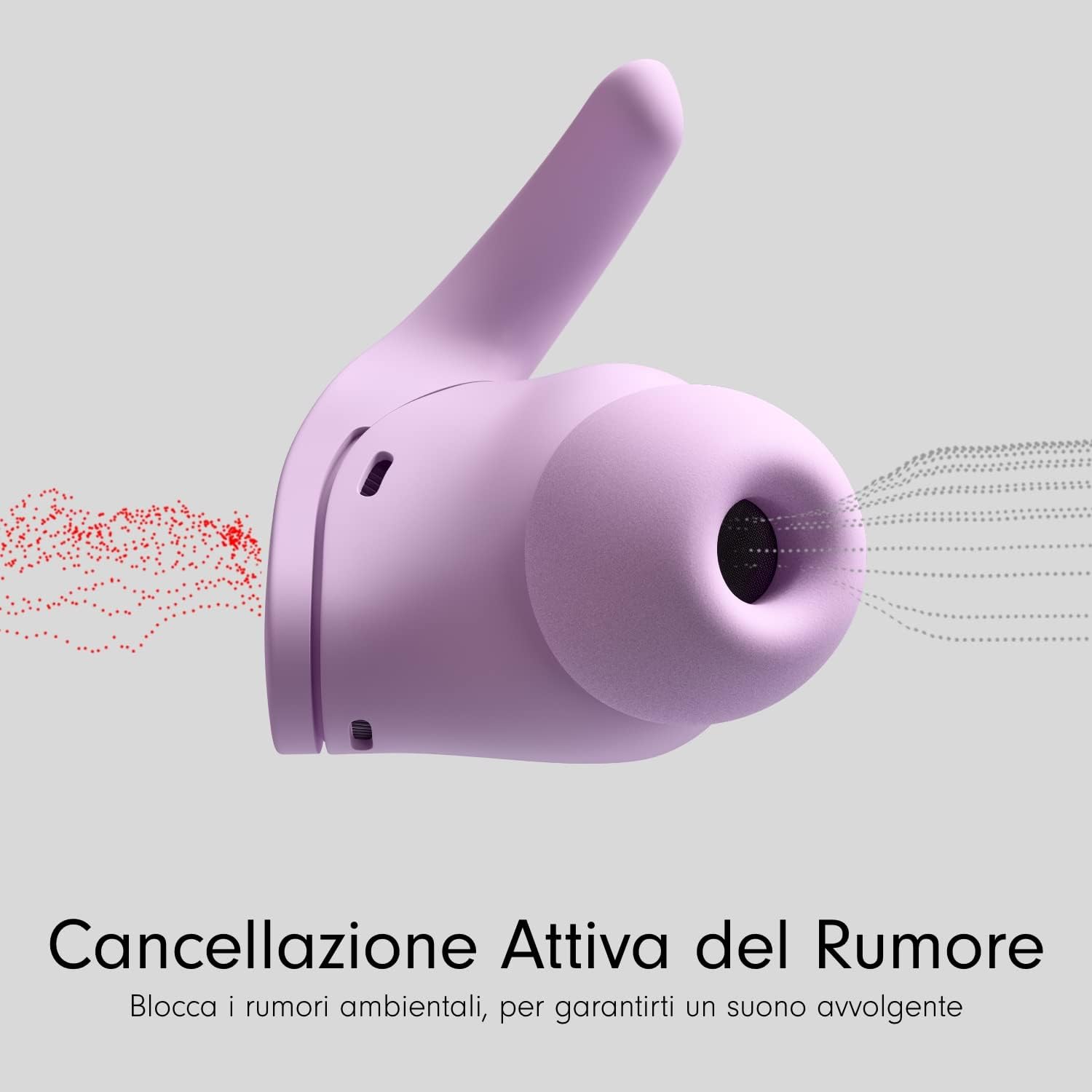 Fit Pro – Auricolari true wireless con cancellazione del rumore – rating di grado IPX4, compatibili con  e Android, Bluetooth® di Classe 1, microfono integrato – Viola ametista