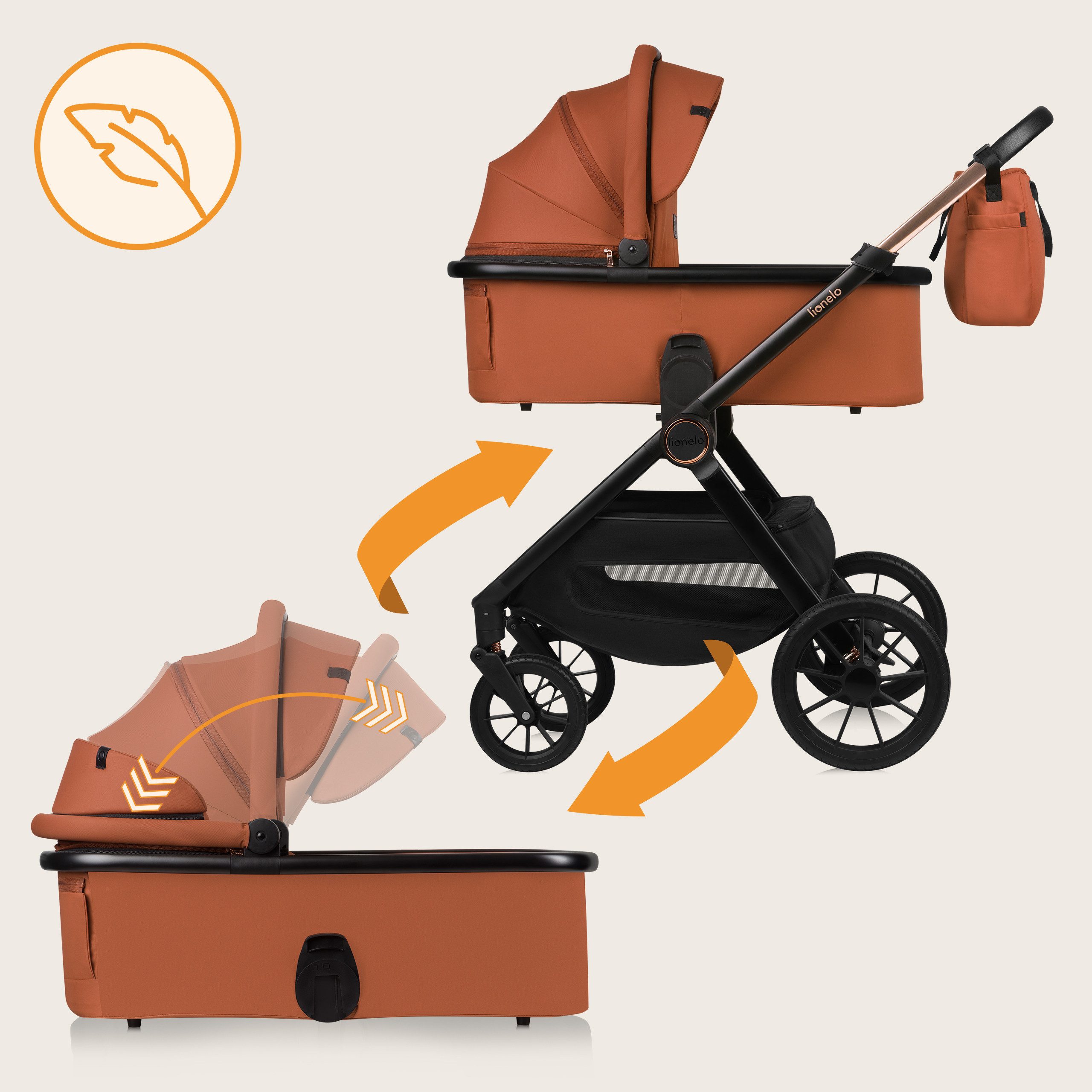 Kombi-Kinderwagen LAYLA 3IN1