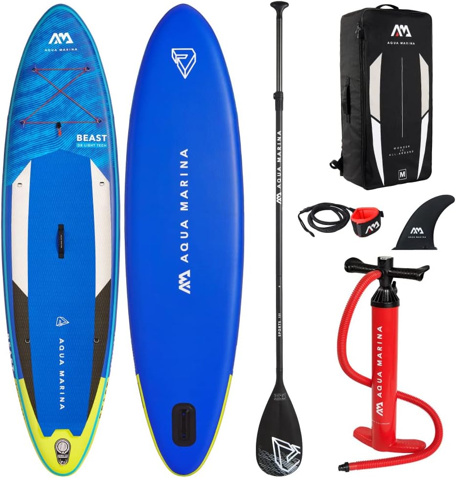 Aquamarina Beast 10’6”, Tavola SUP Unisex Adulto, Multicolore, 320 x 81 x 15 cm