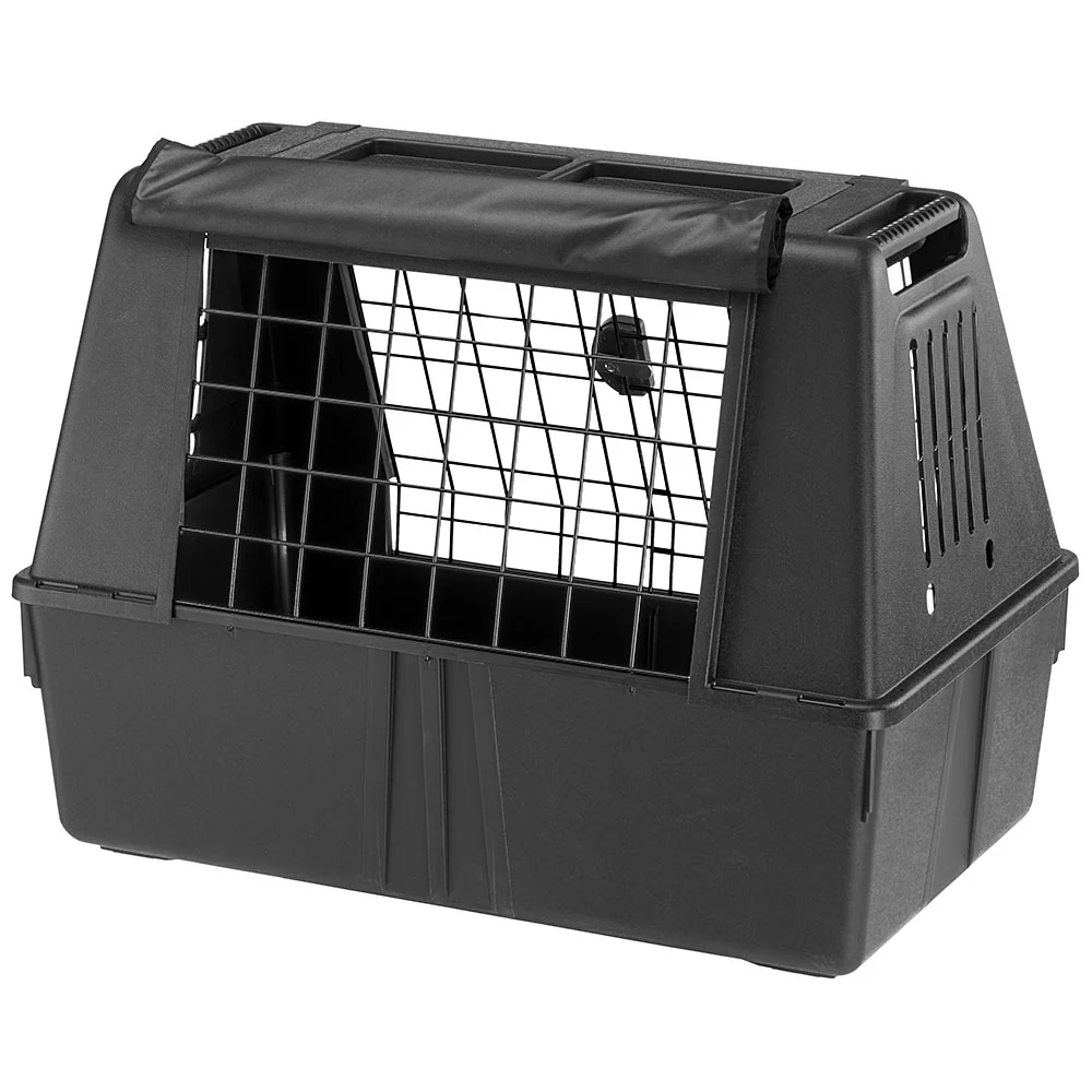 Atlas Car Scenic – Trasportino da Auto per Cani, Super Ventilato e Sicuro, con Doppia Porta Scorrevole, Disponibile in Due Misure