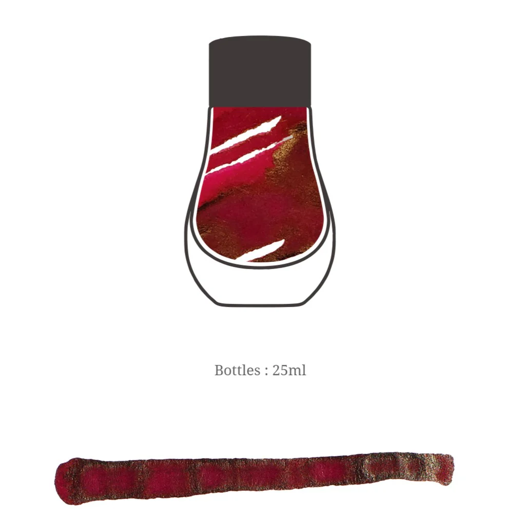 Dominant Industry Romania Red - Standard Ink Bottle