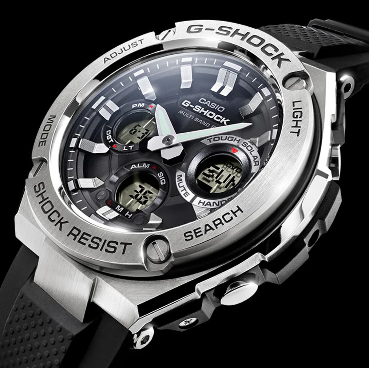 Orologio G-Shock GST-W110-1AER radiocontrollato e ricarica solare