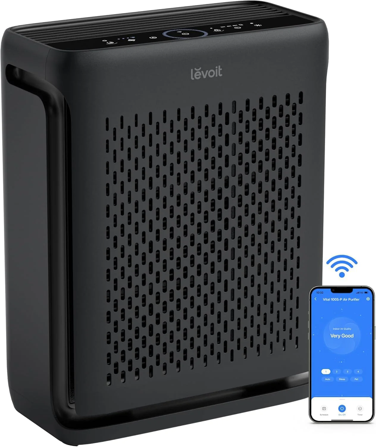 Air Purifier for Home Large Room Up to 1073Ft2 with Air Quality Monitor