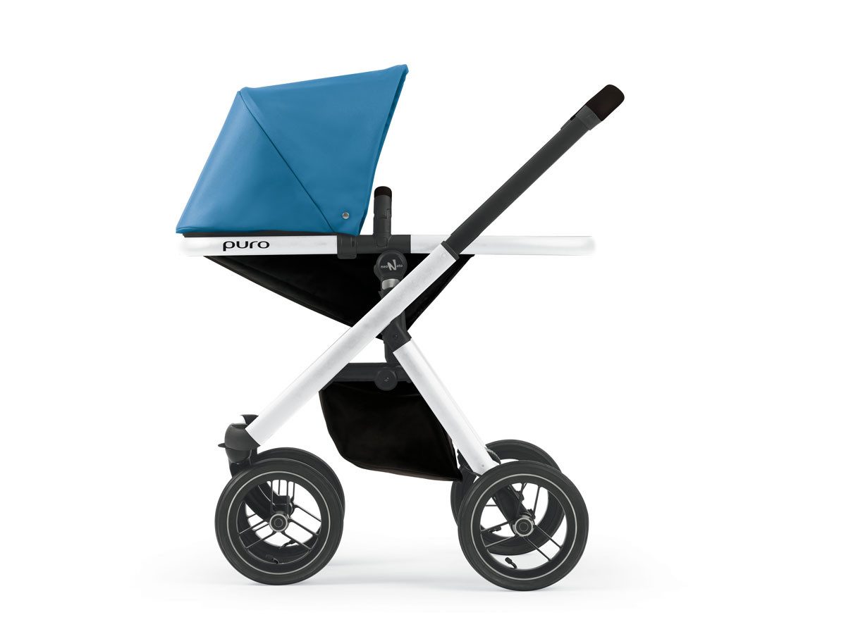 Kombi-Kinderwagen Puro Urban Kombi-Kinderwagen 2 in1 inkl. Regenschutz und Wickeltasche