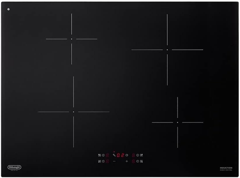 DE LONGHI PIN 72 PIANO COTTURA A INDUZIONE NERO 70 CM 4 ZONE