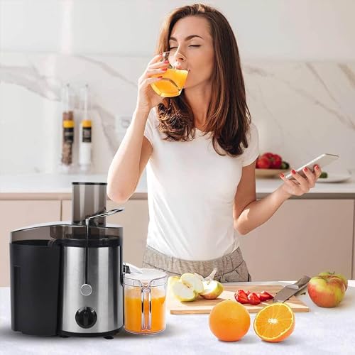 Mueller Juicer Ultra Power, Easy Clean Extractor Press Centrifugal Juicing Machine, Wide 3