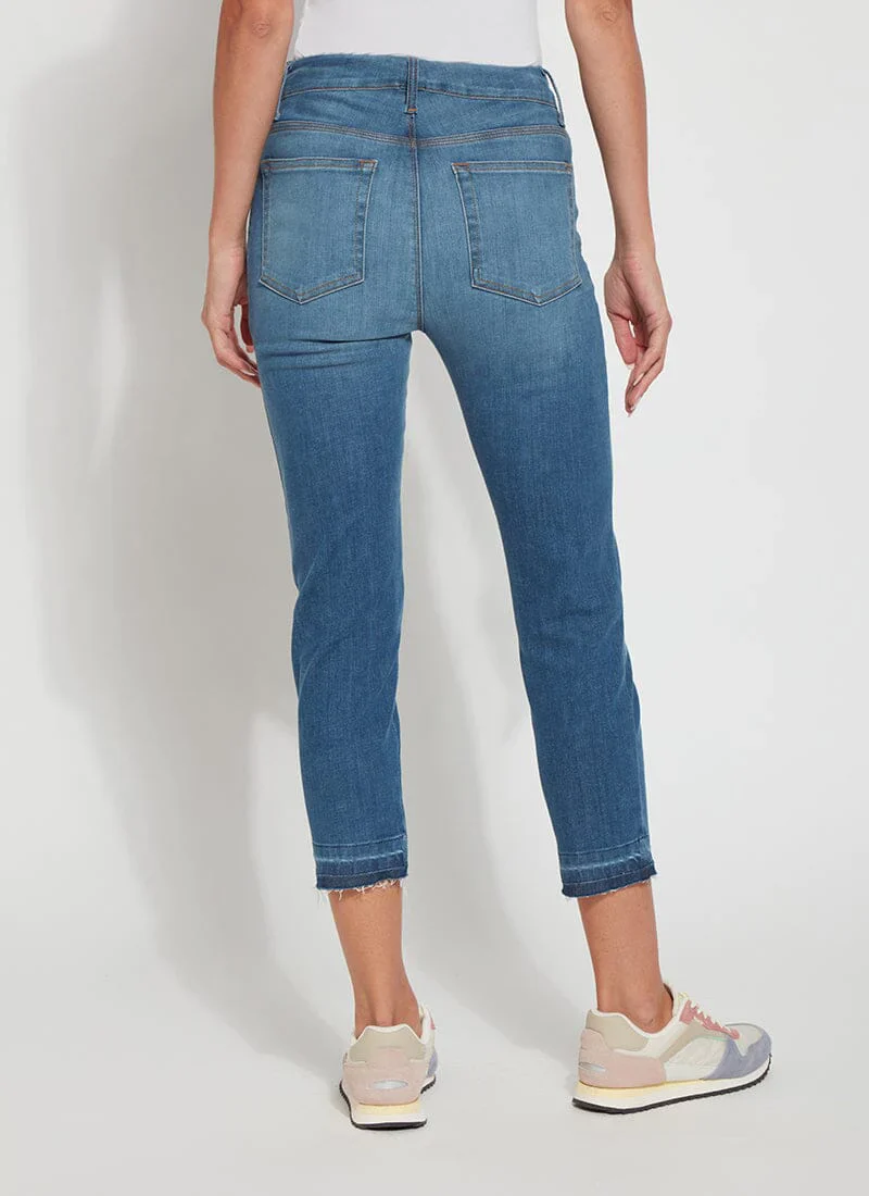 Holding Power Premium Cropped Straight Leg Jeans by Lysse