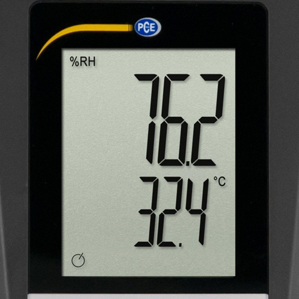 Klimamesser Luftfeuchtemessgerät Hygrometer Feuchtemessgerät (rel) PCE-HVAC 3S