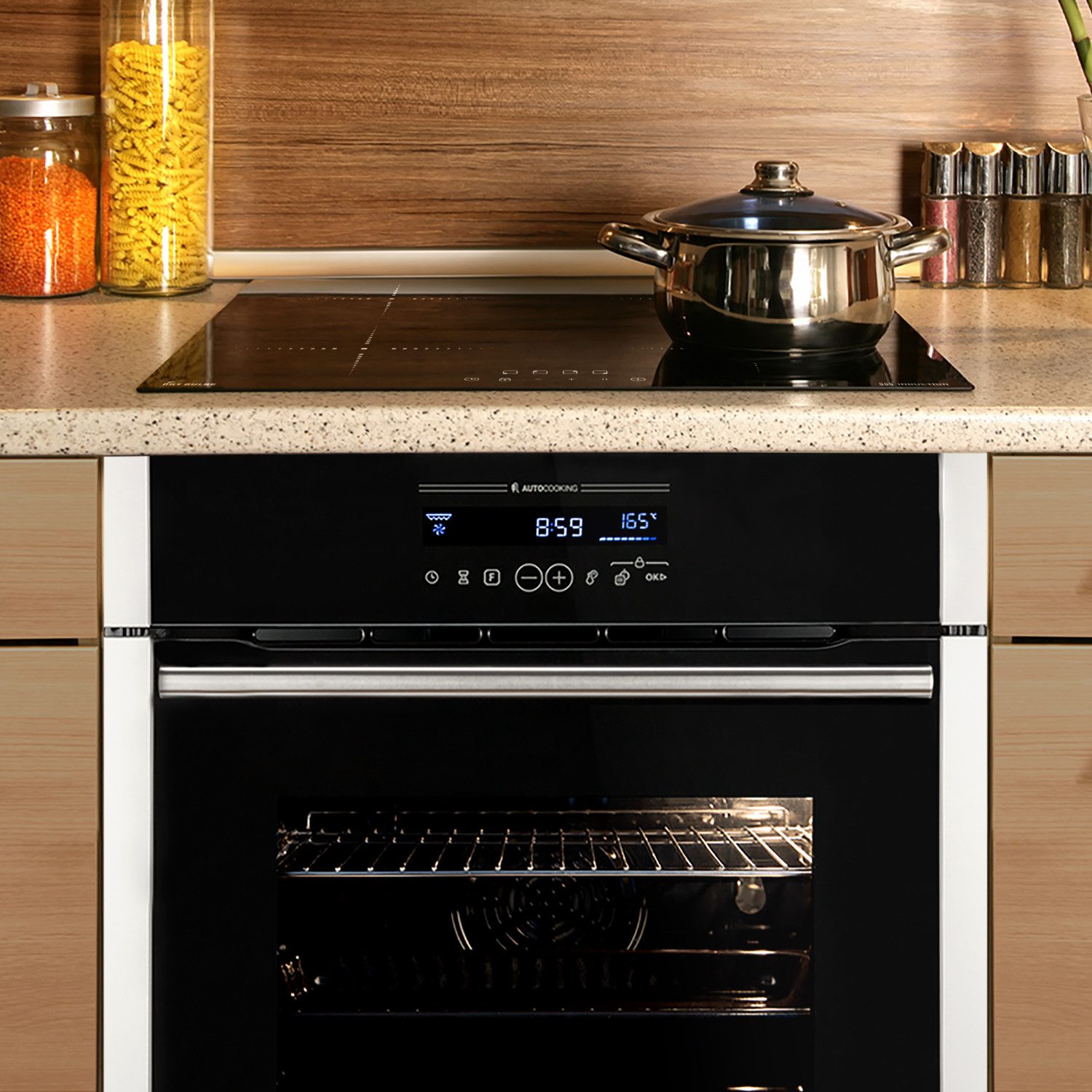 Backofen-Set Backofen und Induktionskochfeld SET8016IH859RL