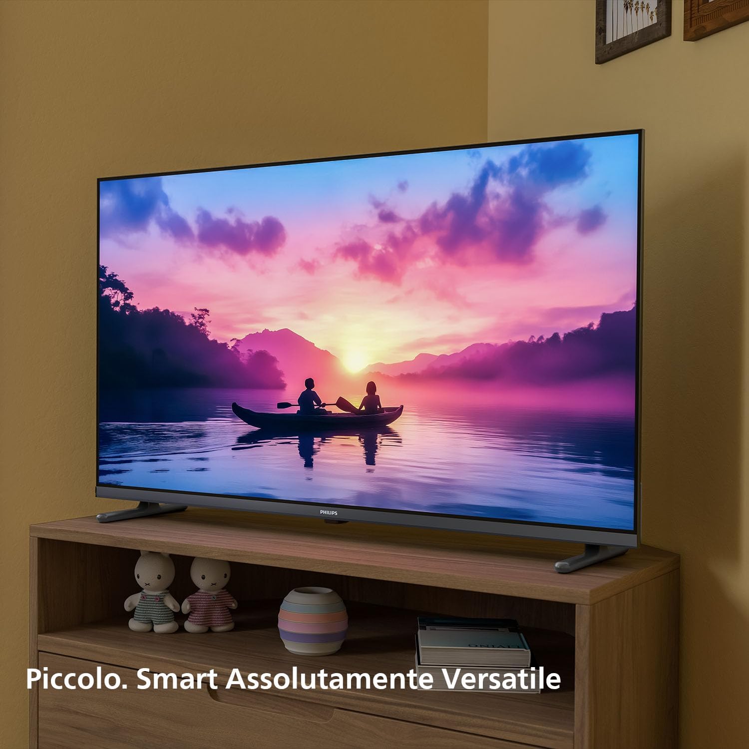 32PFS6000 HD LED Smart TV - Display 32’’ con Pixel Plus, piattaforma Titan OS e Dolby Digital Sound - Funziona con Alexa e Google Voice Assistant