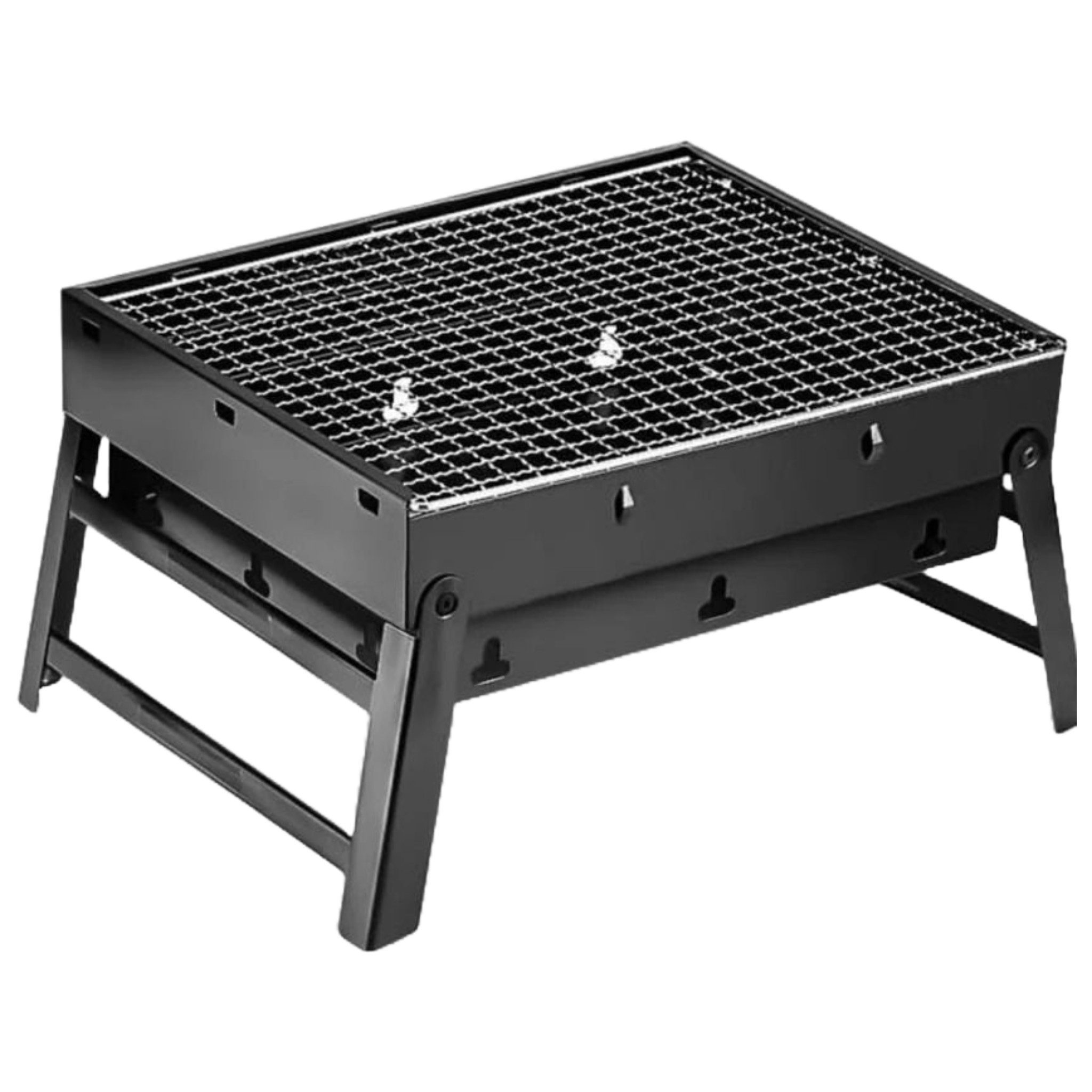Tischgrill IMEX tragbarer mini BBQ Gill 44x29x23cm kompakt 1,5 kg