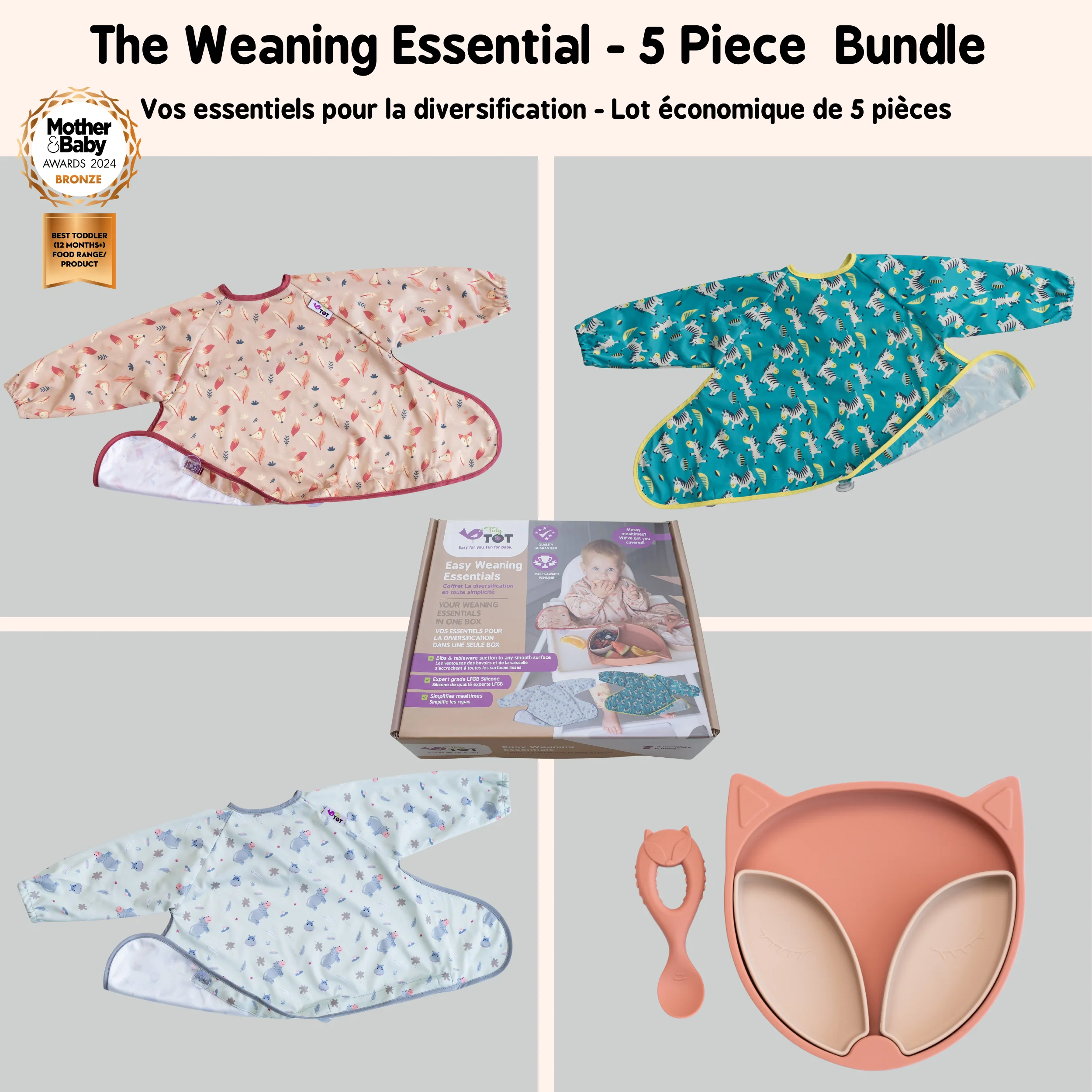 Cover & Catch Easy Weaning Essentials - CLEARANCE