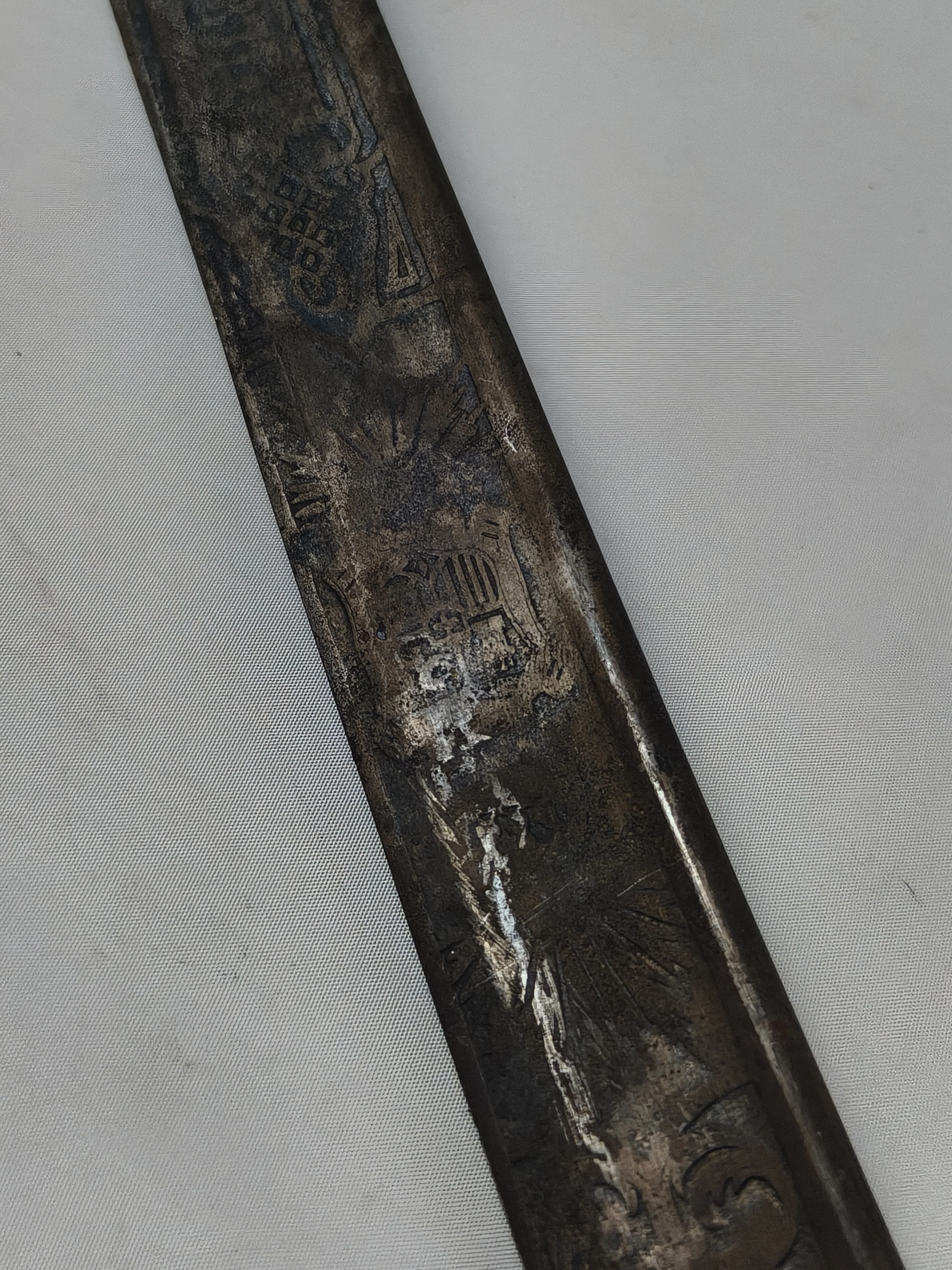 Spanish Marine Saber. Colonial period 1874.