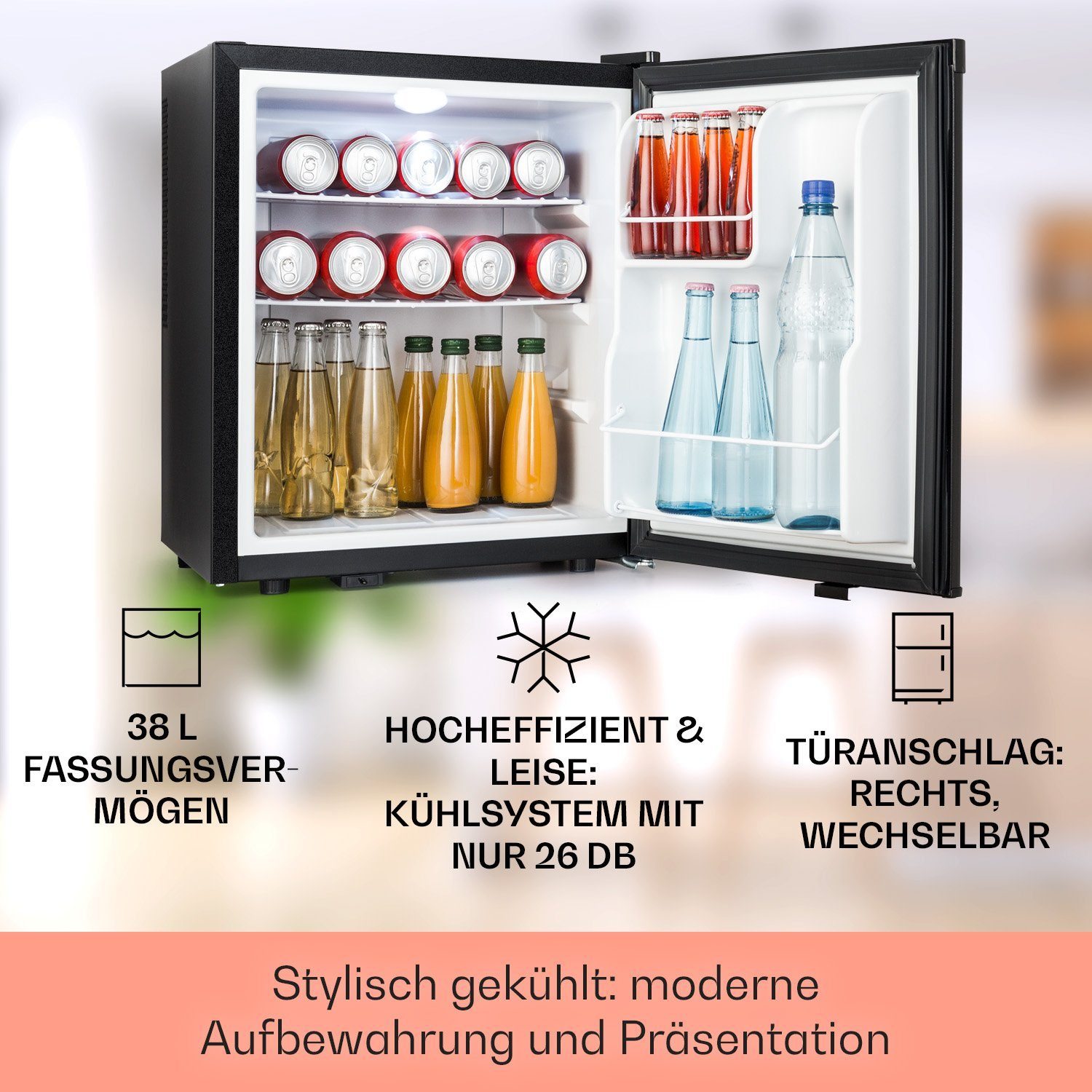Table Top Kühlschrank Happy Hour 38