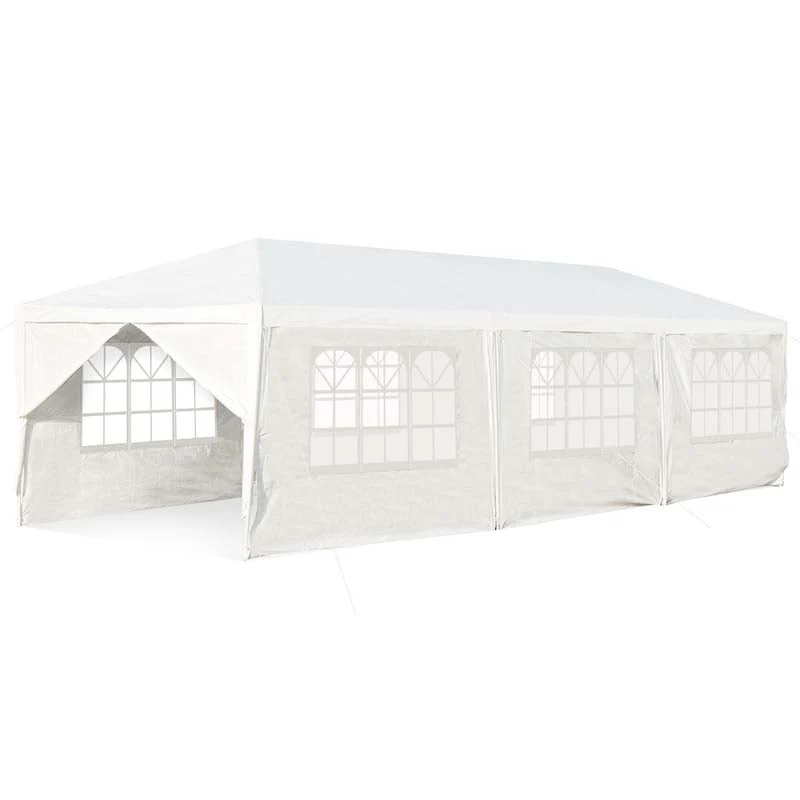 10 X 30 Ft Outdoor Gazebo Canopy Tent Party Wedding Event Tent With 6 Removable Sidewalls Amp 2 Doorways