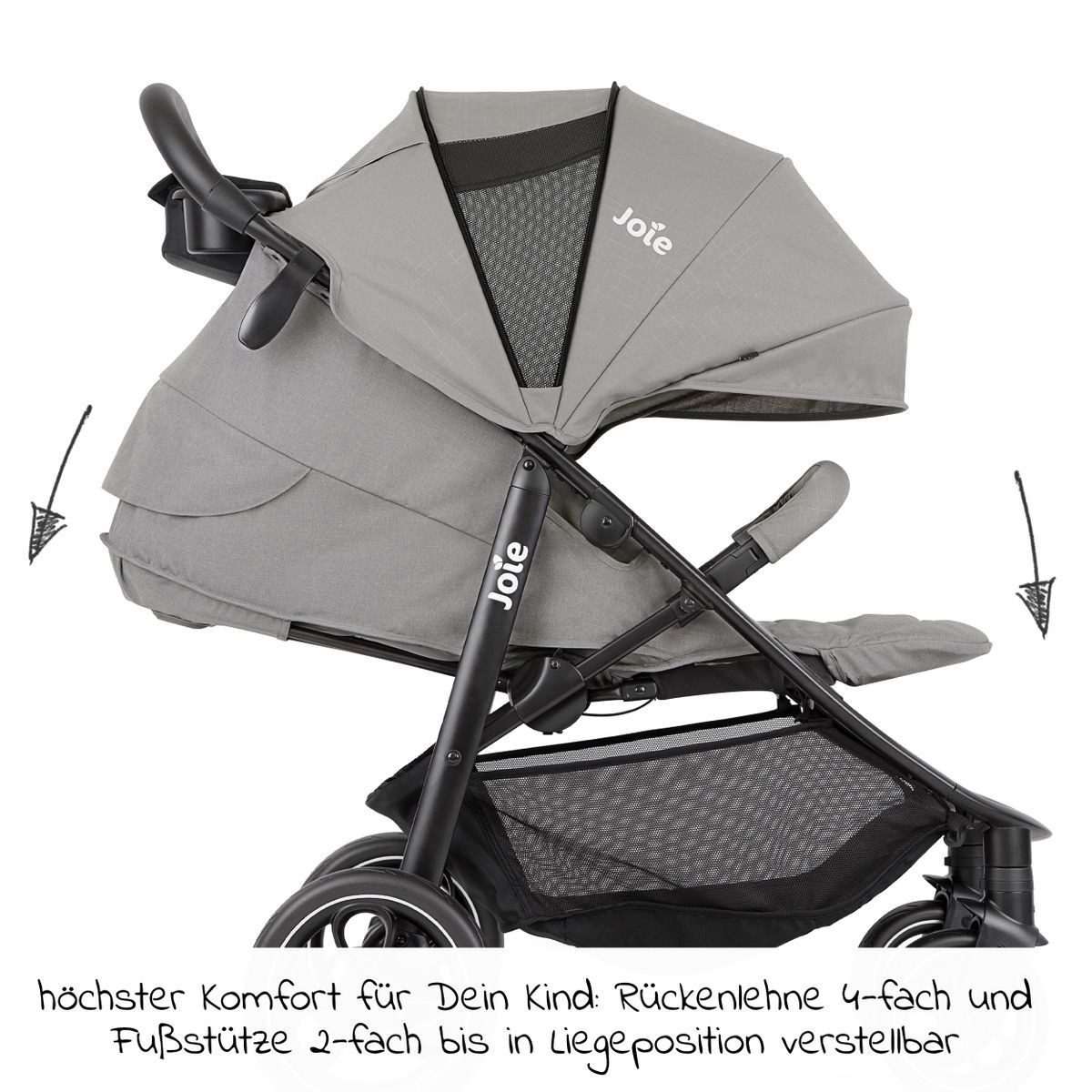 Kinder-Buggy Litetrax - Pebble
