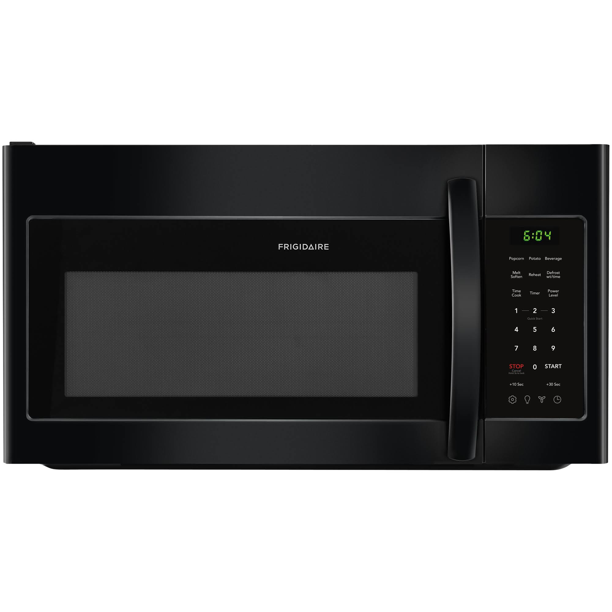Frigidaire 1.8 cu.ft. Black Over the Range Microwave Oven with 1000W Power & 300 CFM Venting System