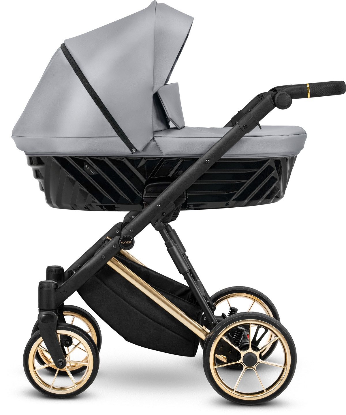 Kombi-Kinderwagen Ivento Premium 2in1 Kinderwagen mit goldenem Rahmen