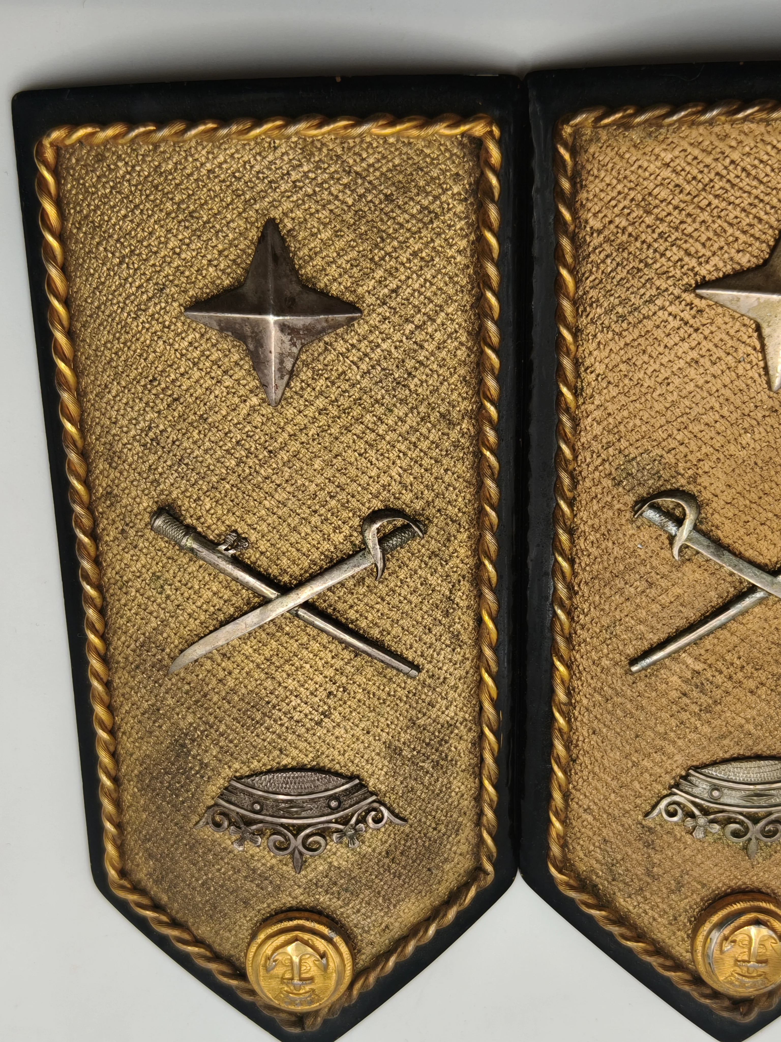 Vice Admiral Epaulettes. Franco's period Spain.