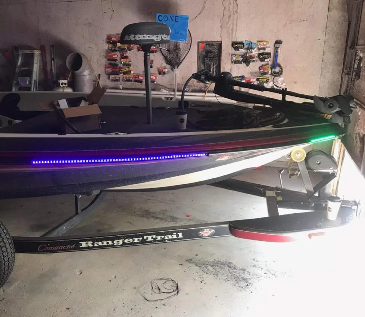 Ultra Violet UV Black Light LED Strips 12V Marine Boat Night Fishing