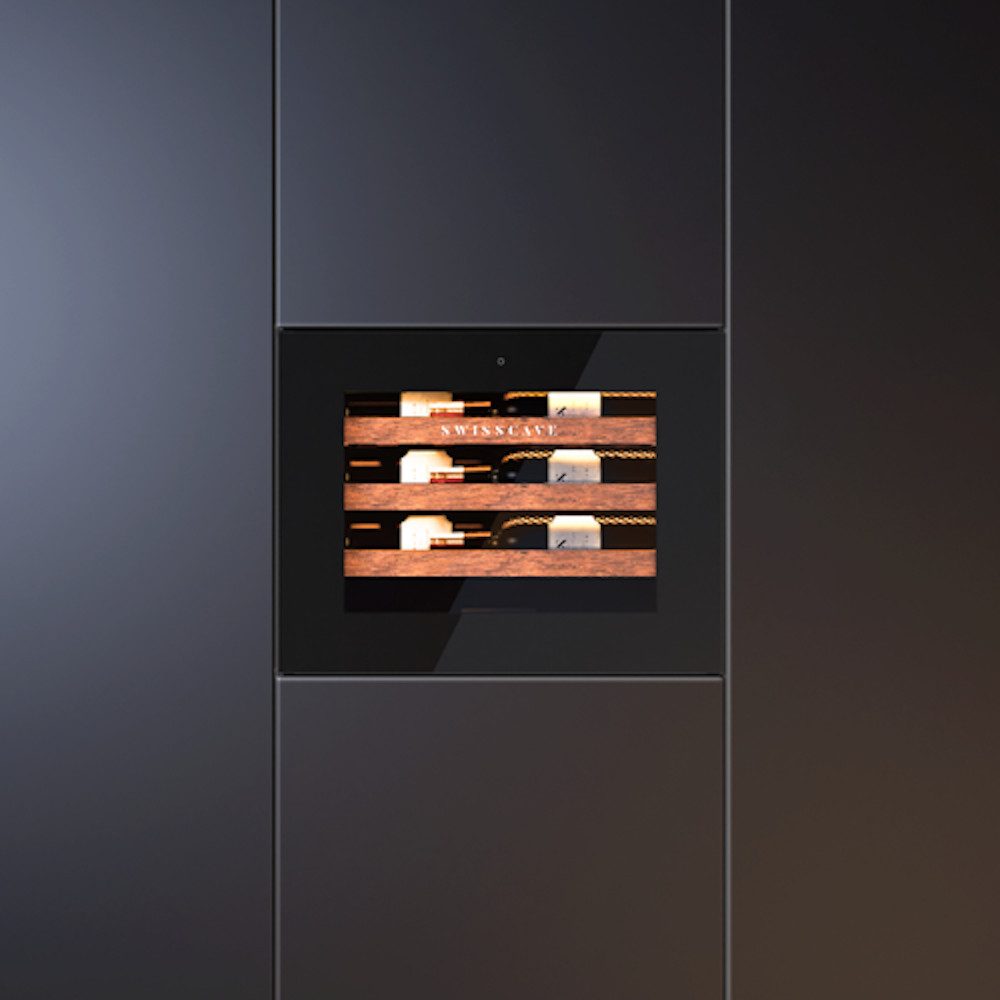 Einbauweinkühlschrank WIB-45FP, 1-Zonen Weinkühlschrank, 45cm, 24 Flaschen, Panel ready