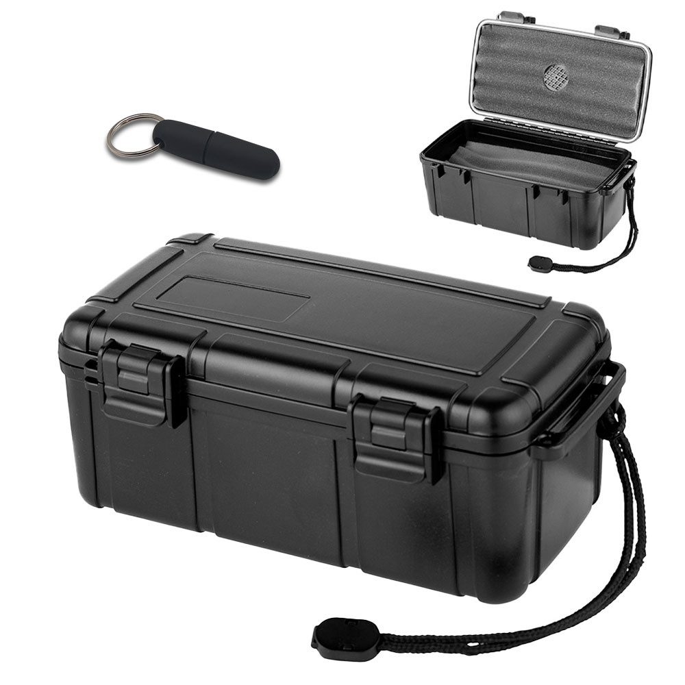 Humidor Reisehumidor für 15 Zigarren, schlagfest, Outdoor Zigarrenkofffer Set