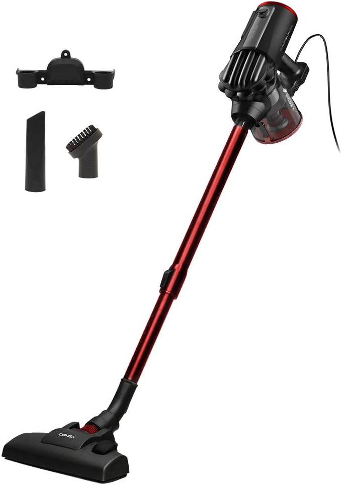 Cecotec Electric Vacuum Cleaner with Wire Conga Popstar 1500 Animal Duo, Power 600 W, 2 in1, 17 Kpa, Cyclonic Technology, Bagless, 6 m Cable, 800 ml Tank, Pet Accessory