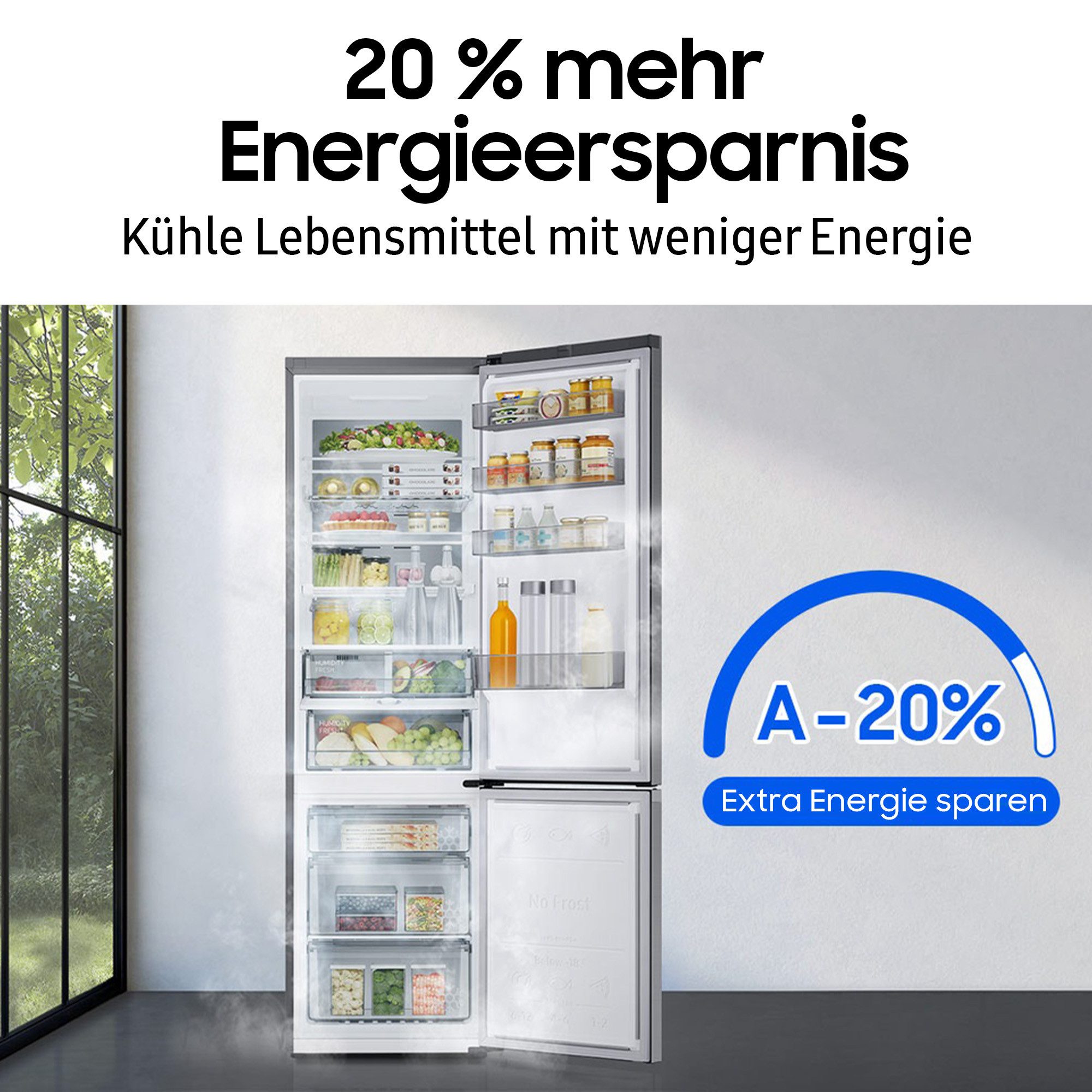 Kühl-/Gefrierkombination RB38C7AGWS9
