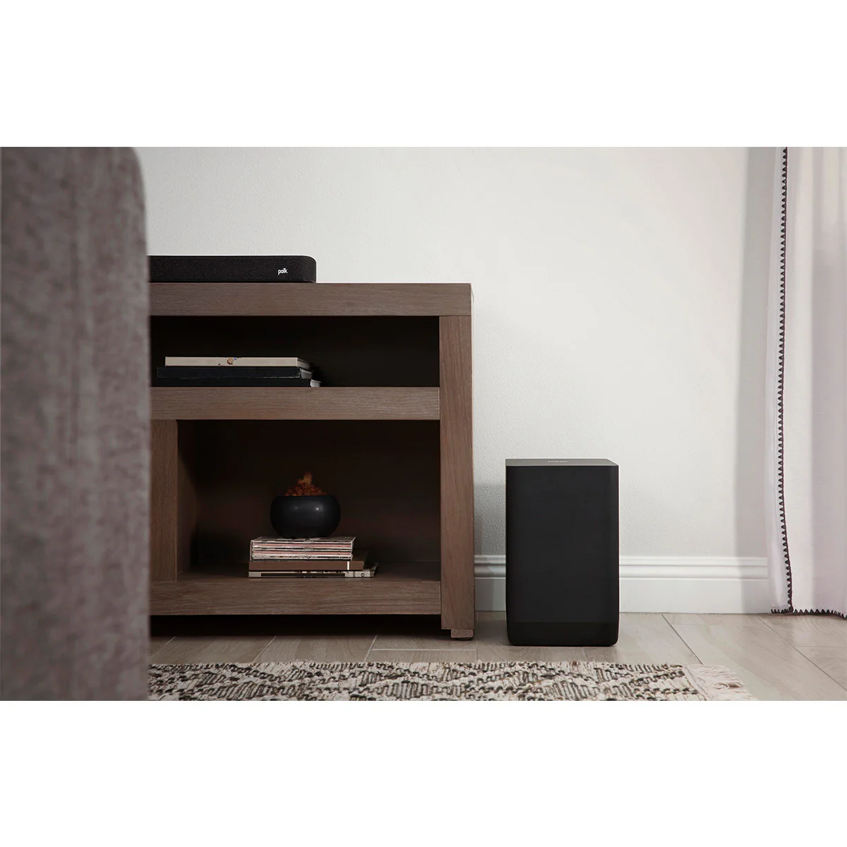 Polk Audio React Thuisbioscoop Systeem met React Soundbar, Draadloze Subwoofer en Draadloze Achterluidsprekers