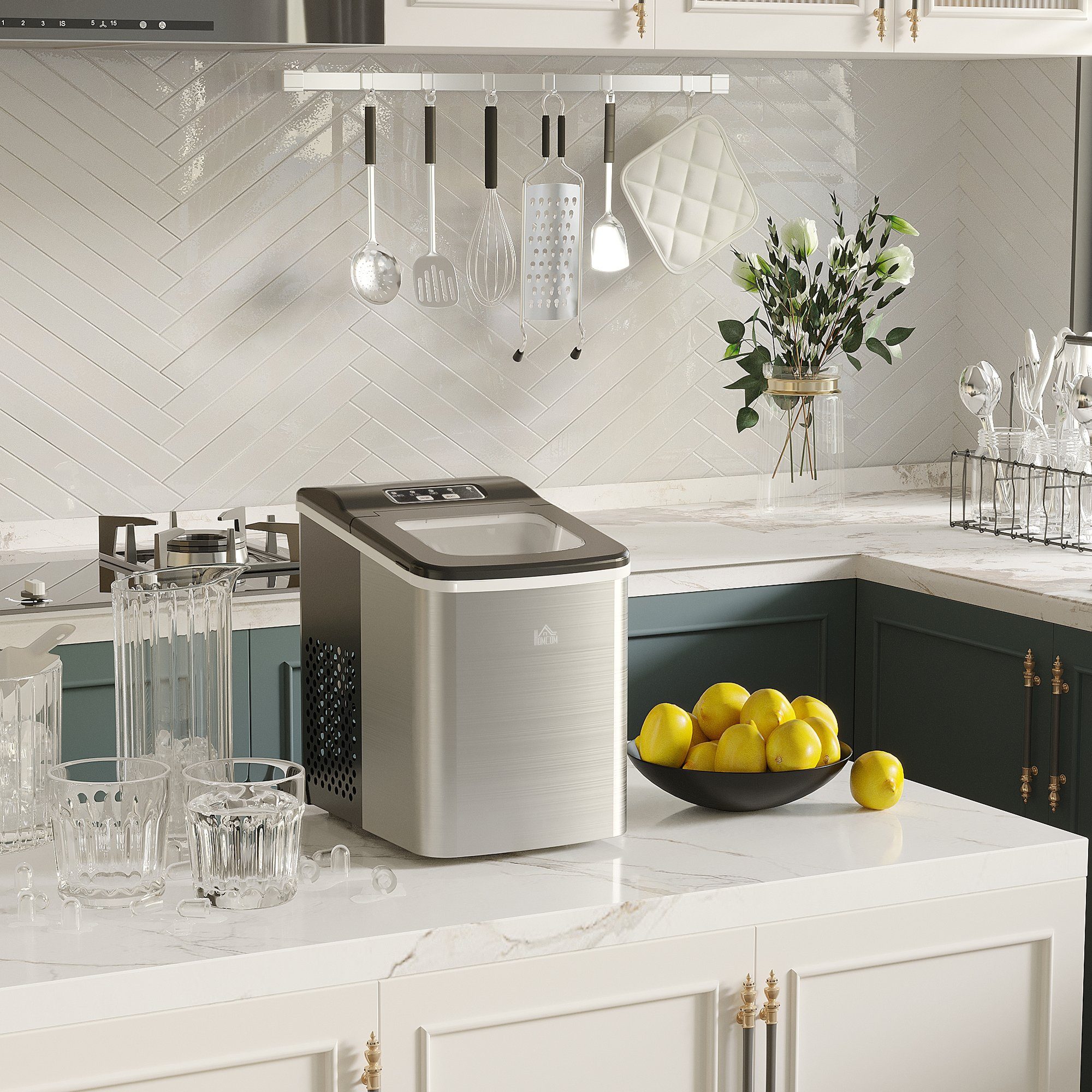 Eiswürfelmaschine Eiswürfelbereiter, Selbstreinigende Tragbare Ice Maker