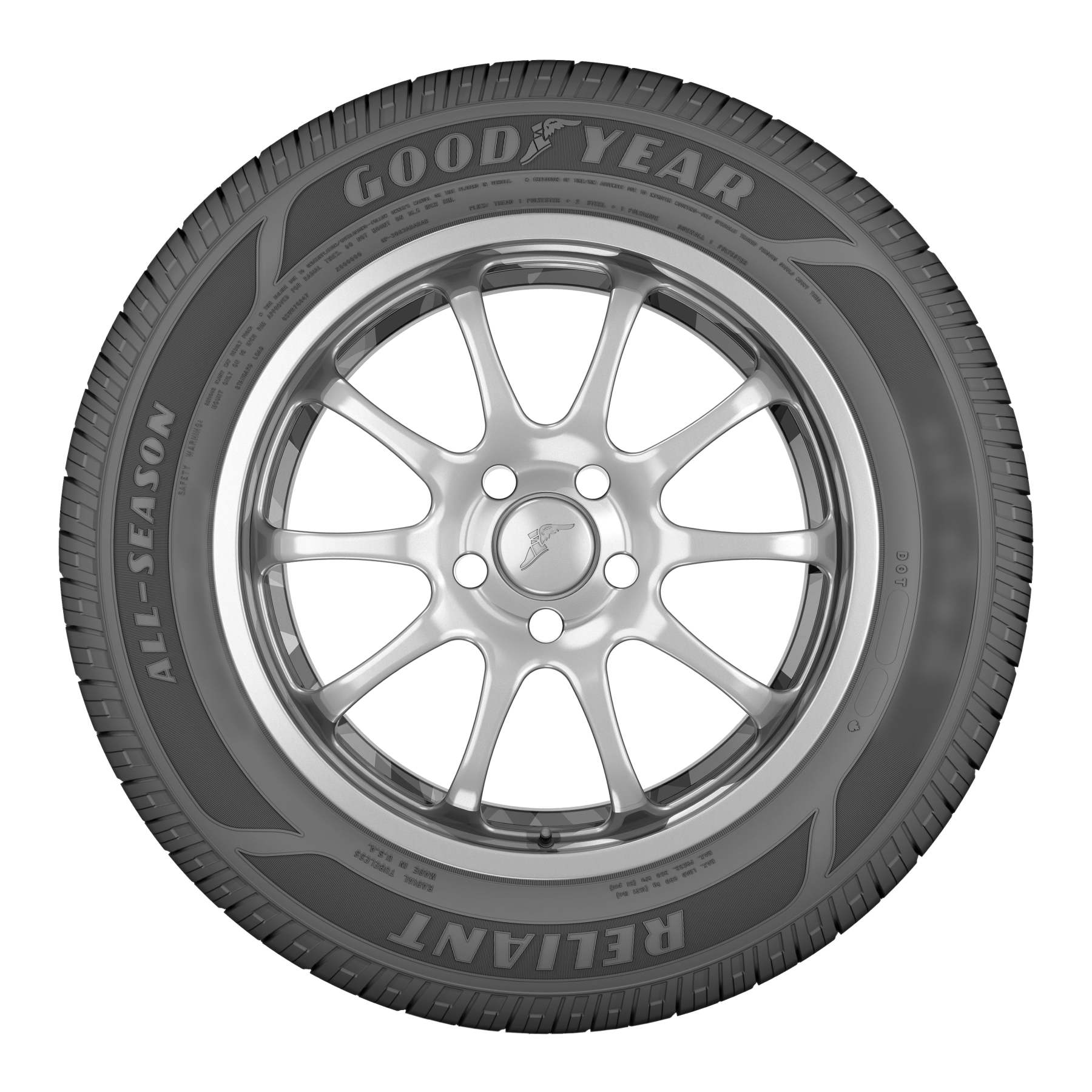 Goodyear Reliant All Season Tire 205/55R16 91V &ndash; Enhanced Wet Grip & Quiet Ride