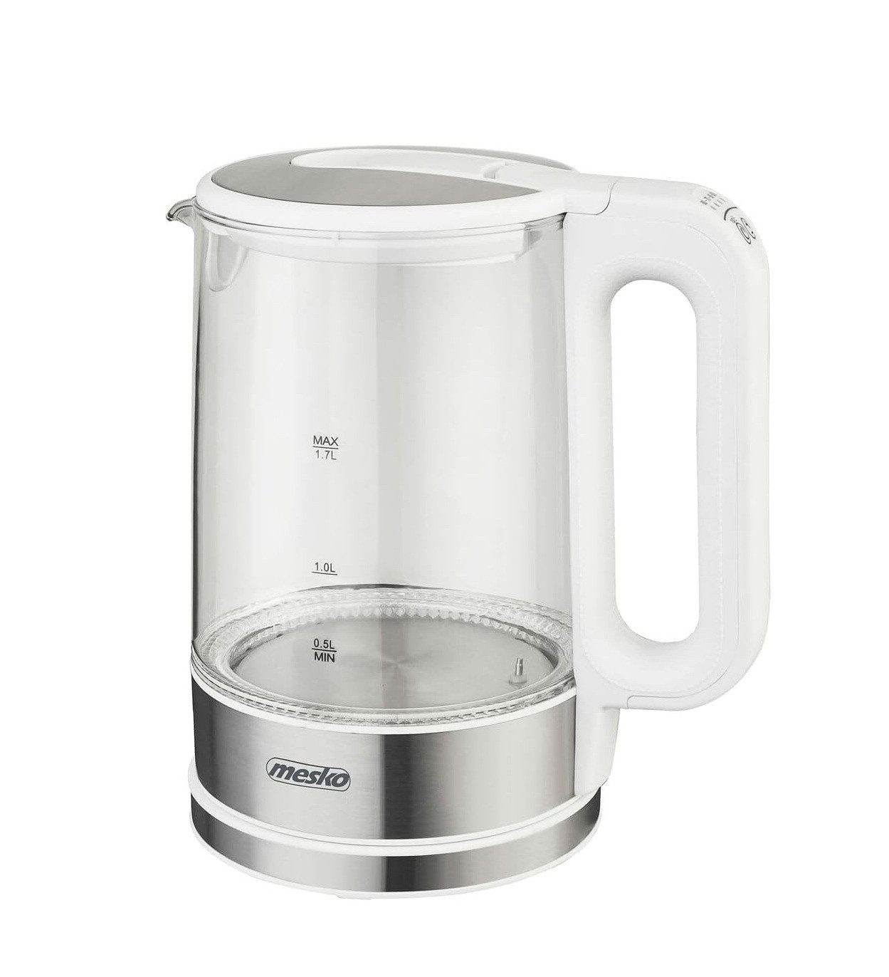 Wasserkocher MS 1301 1,7 L - 2200 W, mit Temperaturregelung & Warmhaltefunktion