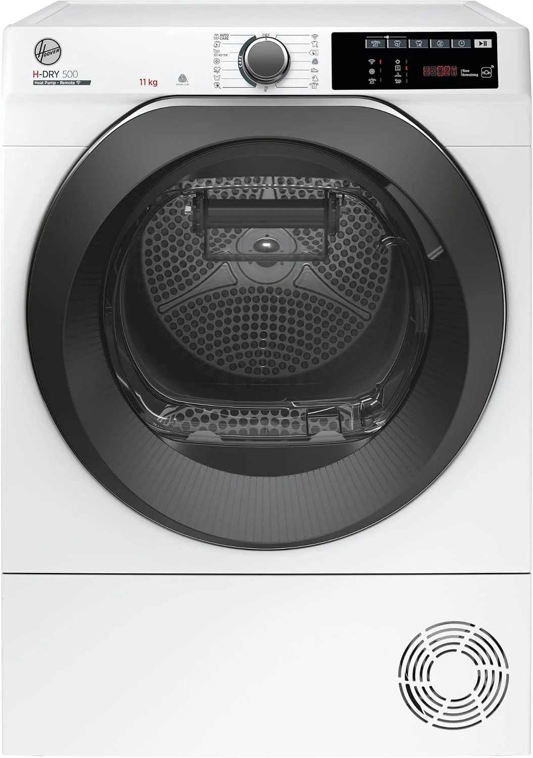 Hoover H-DRY500 NDEH11A2TCBEXS-S Wärmepumpentrockner I 11kg I Smarte Bedienung I AquaVision I Schuhgestell I Symbolblende
