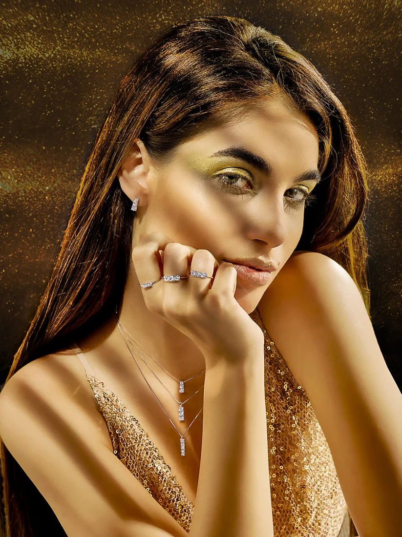 Trilogy Ambrosia Gioielli in oro bianco e zirconi AAZ 144