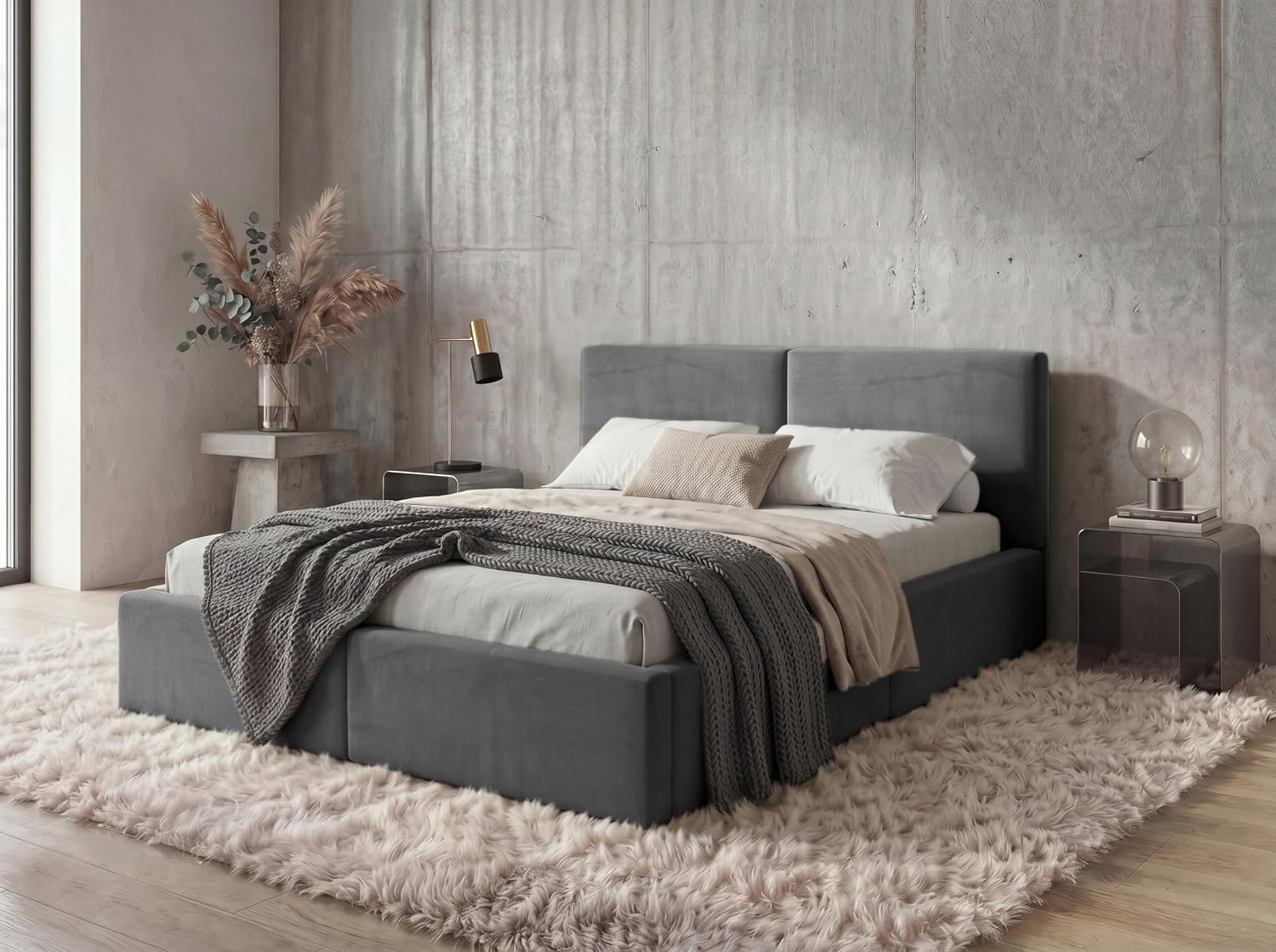 Interbeds Polsterbett mit Bettkasten und Lattenrost