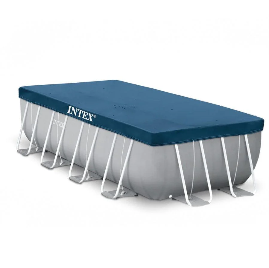 2025 Intex Prism Frame™ Set di piscina ovale da montare, 16,6 x 9 piedi x 48 pollici