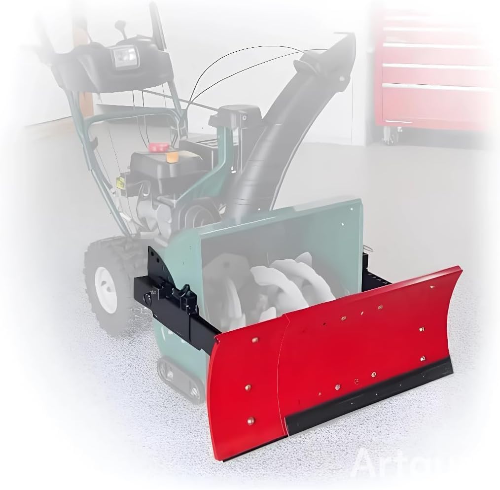 Throwerblade Snowplow Kit with (Blade  and Hardware Included) – Heavy-Duty Snow Plow Blade - Quick & Efficient Snow Removal - Snow Plow Attachment for Snowblowers- 22 to 32-inch 2-Stage and 3 Stage