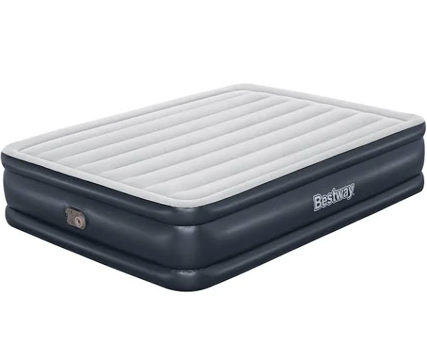 Bestway 18 inch Tritech Air Mattress Queen with Built in Pump