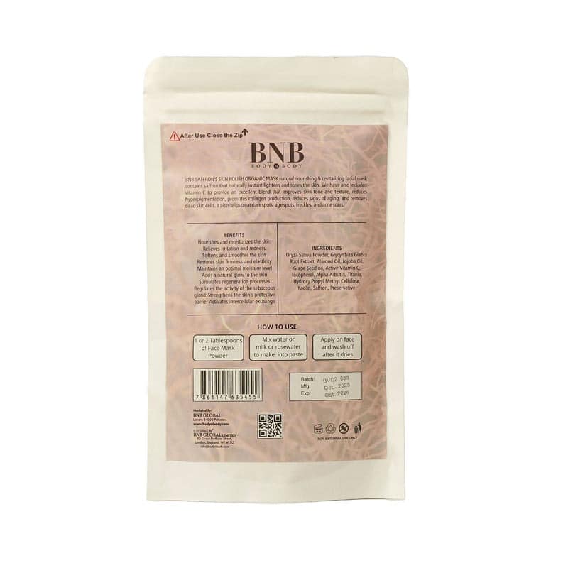 BNB Saffron Skin Polish Mask