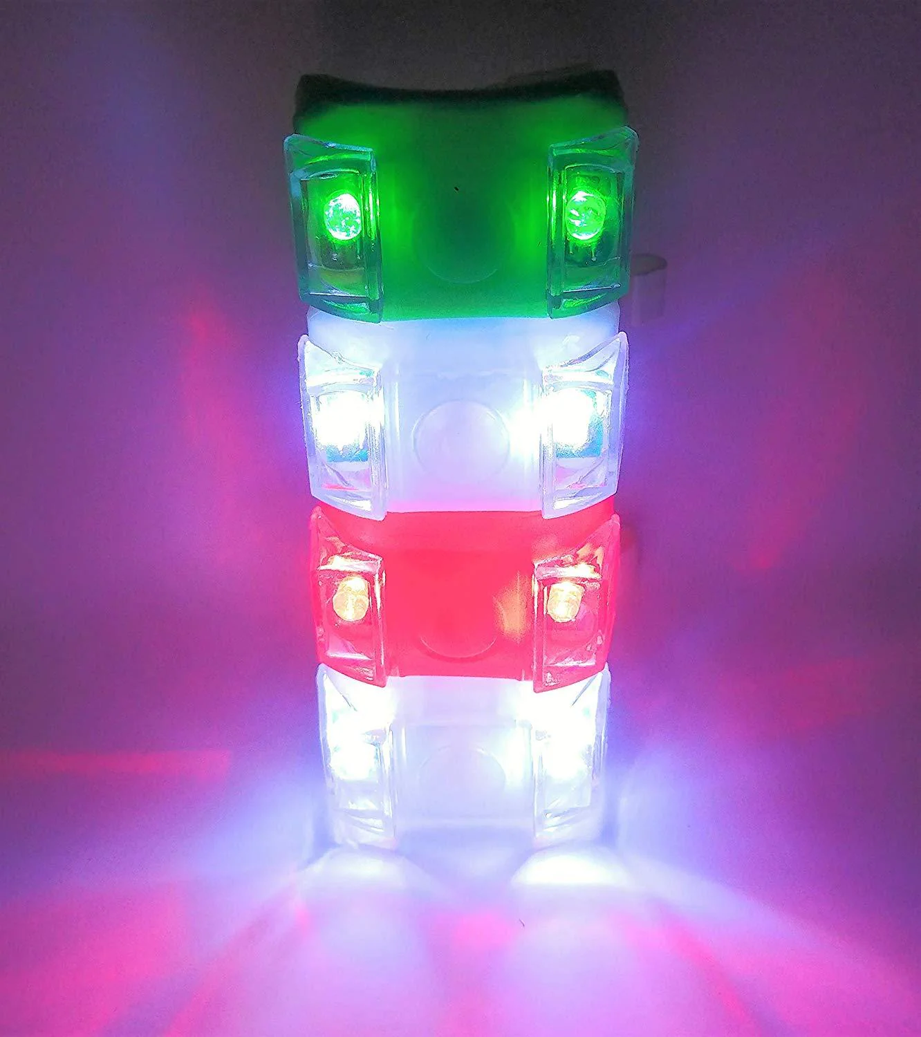 Green Blob Outdoors Navigation Boat Lights Sets Marine LED Portable Emergency Safety Waterproof (Choice of Red, Green, Blue, White)