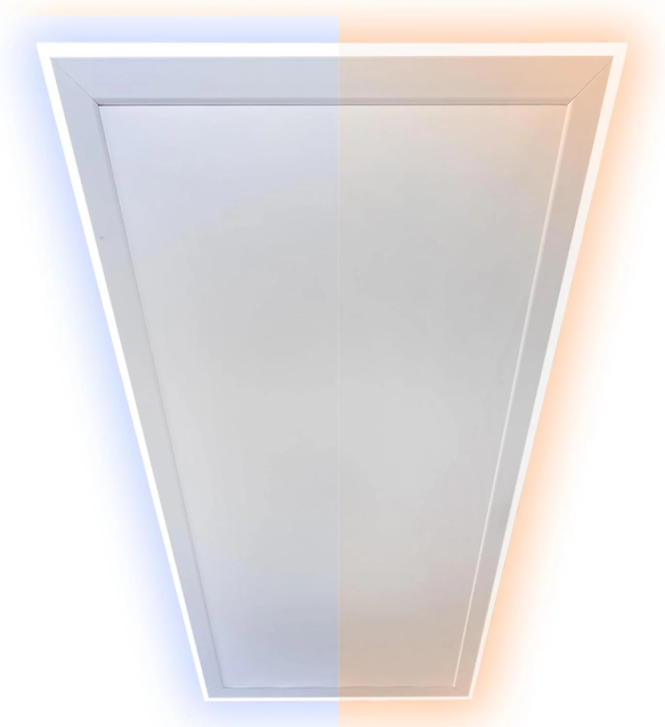 Heidenfeld Infrarotheizung HF-HP500 mit Licht, Infrarot Deckenheizung mit Thermostat, 10 JAHRE GARANTIE, LED Rahmen, Deutsche Qualitätsmarke