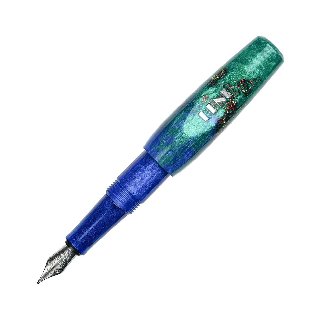 Benu Pixie Pocket Fountain Pen - Emerald Sea