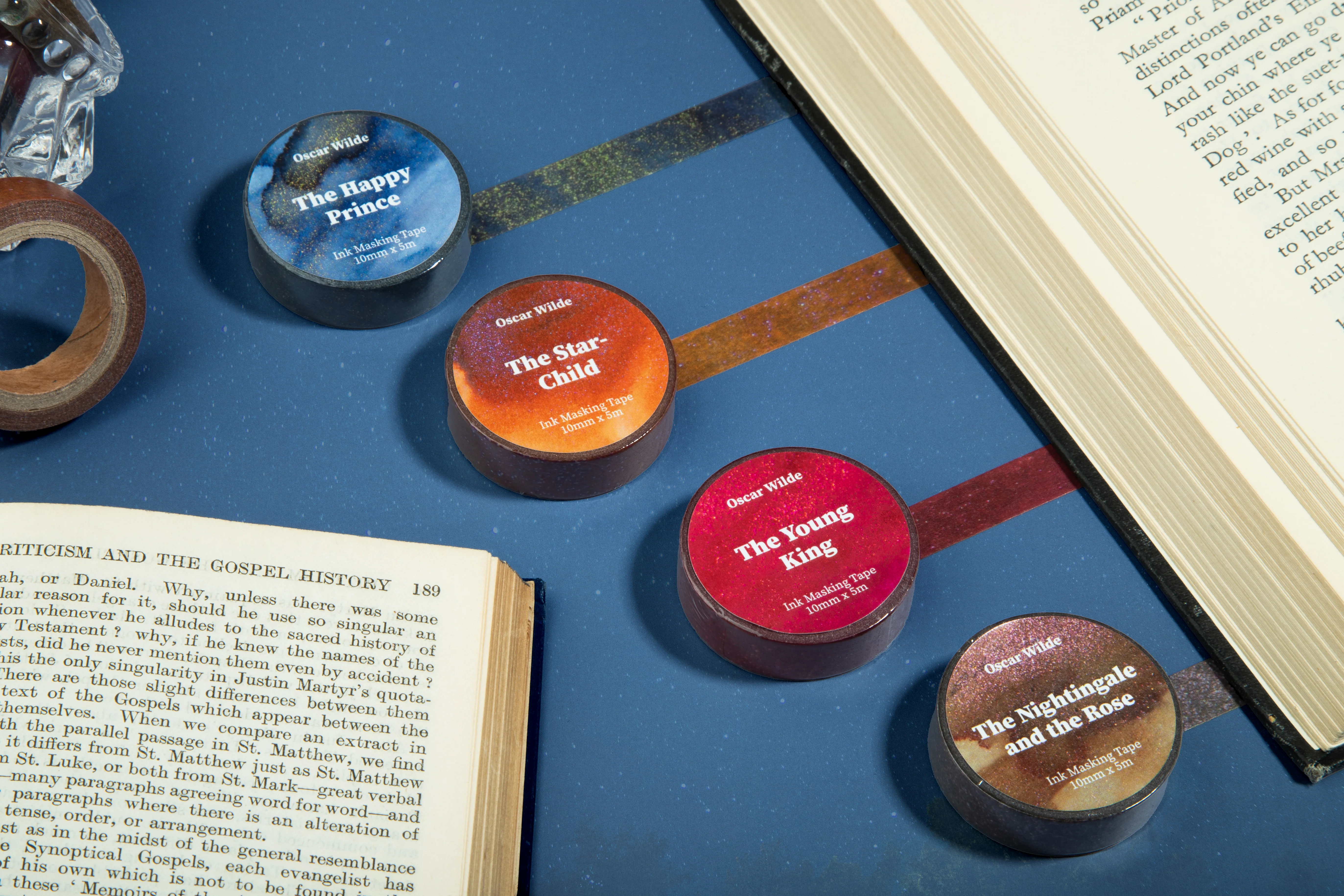 Wearingeul Ink Washi Tape - Oscar Wilde Fairy Tales - The Nightingale and the Rose