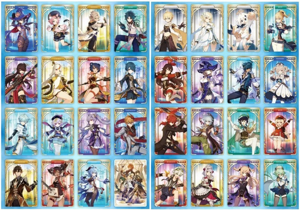 Genshin Impact Metal Card Collection - Pack