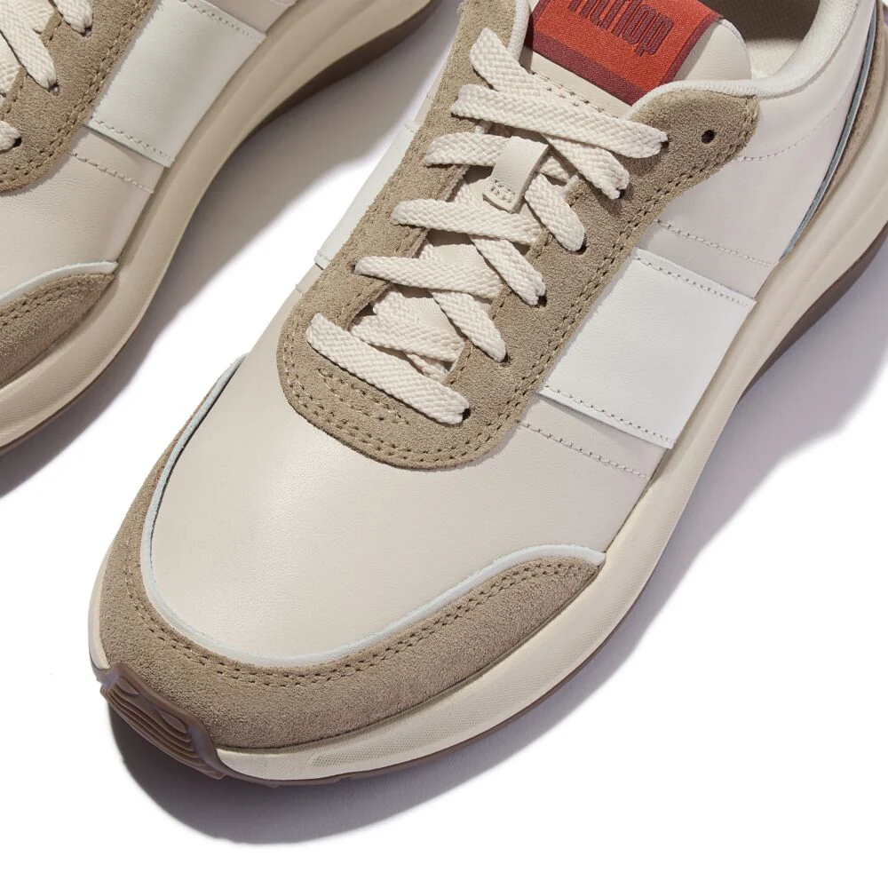 FitFlop F-MODE Flow Leather/Suede Sneaker