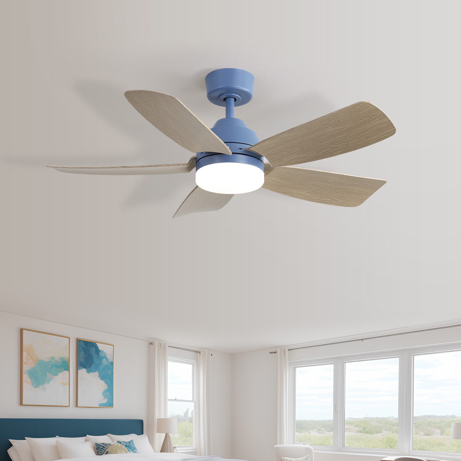 Deckenventilator Schlafzimmer Deckenventilatoren mit Beleuchtung und Fernbedienung