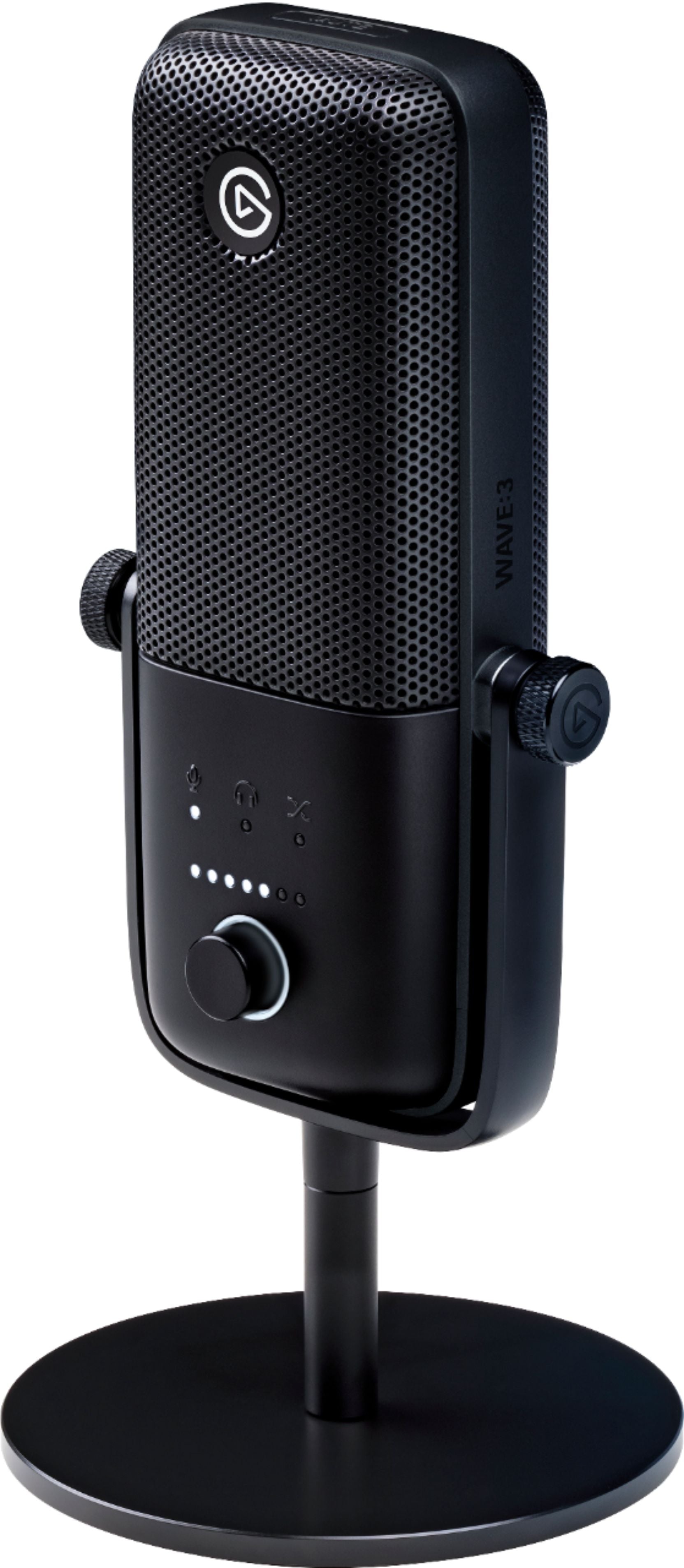 Elgato &ndash; Wave:3 Wired Cardioid Condenser USB Microphone
